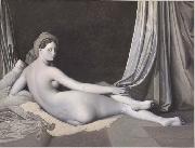 Jean Auguste Dominique Ingres Odalisque in Grisaille oil painting on canvas